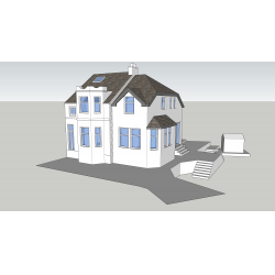 Giffnock - Two-storey side extension to form additional living space and bedroom space